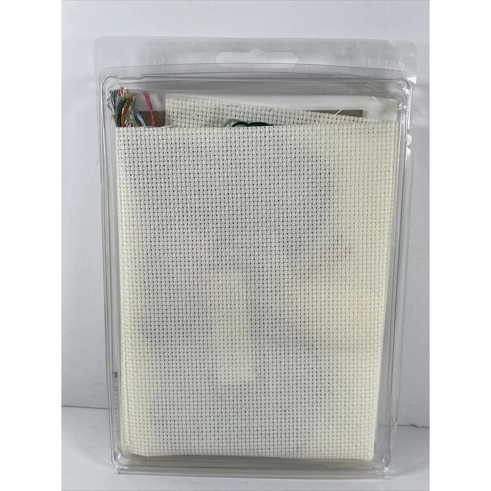 Cross My Heart Stitch 'N Go TEA TIME BASKET Cross Stitch Kit Floral Insect